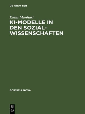 cover image of KI-Modelle in den Sozialwissenschaften